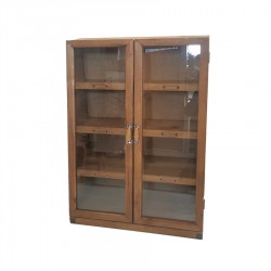 72CM WOODEN CABINET WITH GLASS DOORS !!!