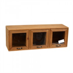 60CM WOODEN STORAGE UNIT WITH 3 DRAWERS