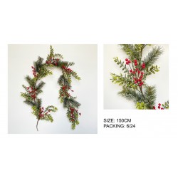 150CM BERRY AND LEAVERS GARLAND