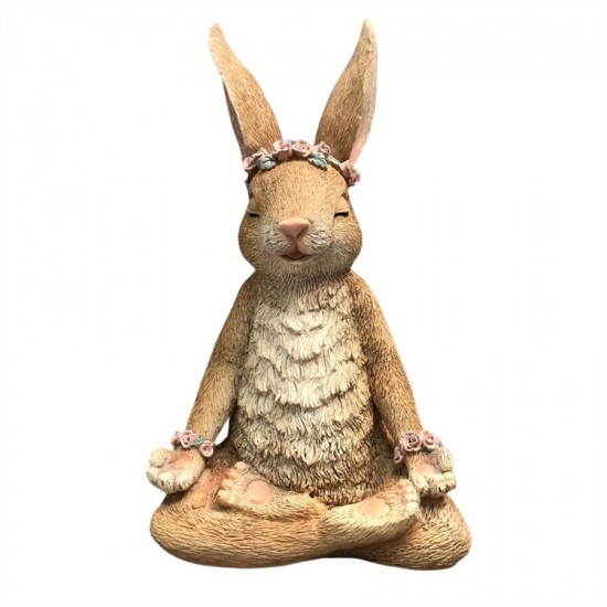 Yoga Sitting Bunny 13.2x11.4x21.6cm
