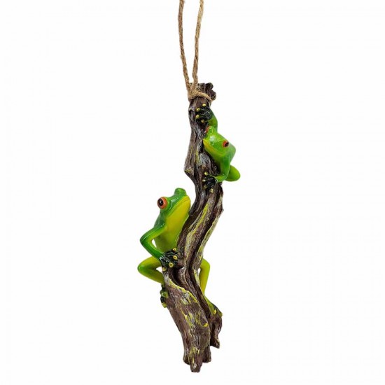 24.5cm Tree Frogs Hanging Ornament