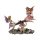 16cm Playful Fairies on Seesaw Decoration