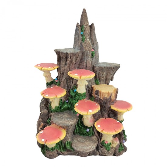 27cm Mushroom Fairy Stand