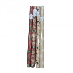 *3M 4/A KRAFT WRAPPING PAPER WITH X'MAS PRINTING 