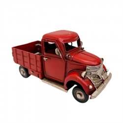 Metal Red Truck 16x6x8.5cm
