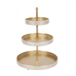 55CM HAMPTONS METAL STAND WITH 3 TIERS