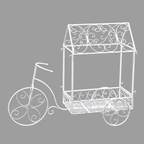 Metal Tricycle Plant Stand 92x30x75cm
