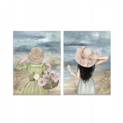2/A Canvas Painting- Back View of Girls 60x80x3cm