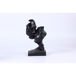 30CM 2/A Resin Table Top Statue- Lover Face