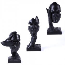 31CM 3/A Resin Table Top Statue- See/Speak/Hear No Evil 