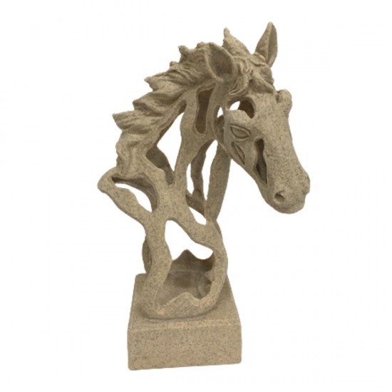 Resin Horse Statue 17x15x29.5cm