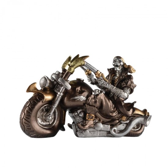 17cm Resin Motorcycle with Ghost