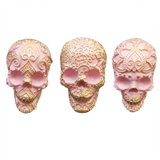 6cm 3/A Resin Skull Ornaments