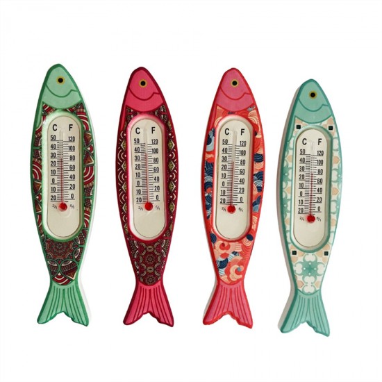 10cm 4/A Fish Magnet with Thermometer 2.2x10cm