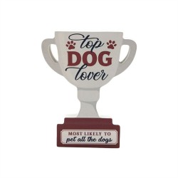 MDF Top Dog Love Trophy 11x2x13cm