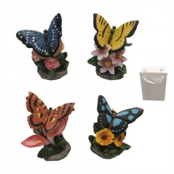 9CM 4/A RESIN MINIATURE BUTTERFLY W/ PAPER BAG