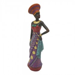 24.2CM SESIN STANDING AFRICAN STATUE