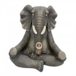 MgO Yoga Elephant 38x27x41.5cm