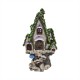 28cm Enchanted Treehouse Solar Fairy Garden House