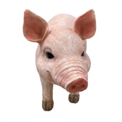 Resin Pink Pig 65x21x39.5cm