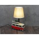 Metal & Linen Craft Lamp (USB cable) 2/A 17x12x20cm