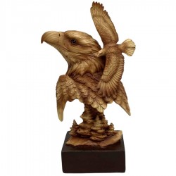 Resin Eagle Ornament 15x9x25cm