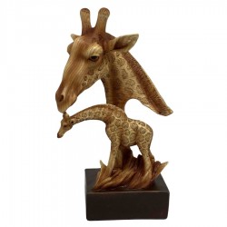 Resin Giraffe Ornament 15x9.5x24.5cm