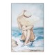 Hand Painted Canvas Print in Frame 82.5x122.5x4.5cm