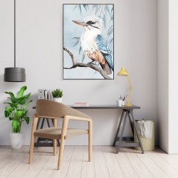Hand Painted Canvas Print in Frame 62.5x92.5x4.5cm